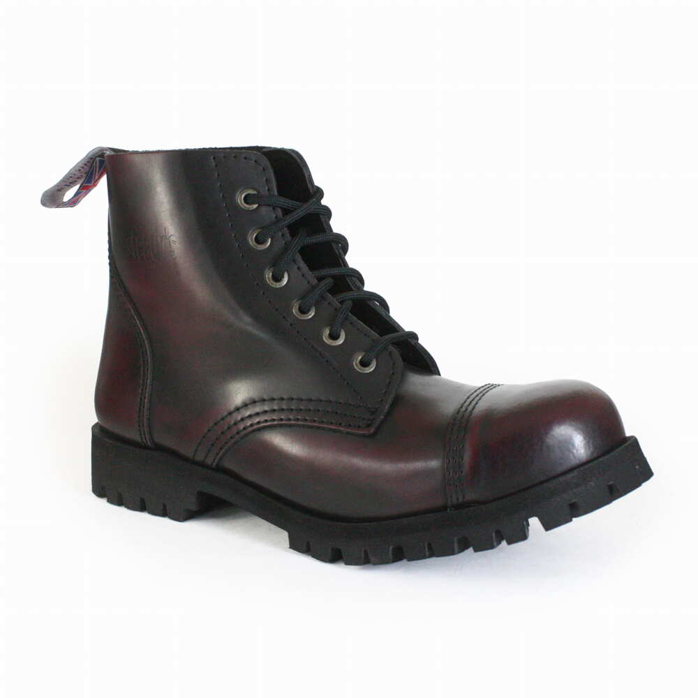 Boty Steadys 6 dírek T-Rex kopie HD /  bordo - černá