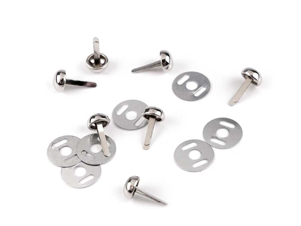 Dvounožkový hřeb /  kovové nožičky /  kulatý /  průměr 8 mm