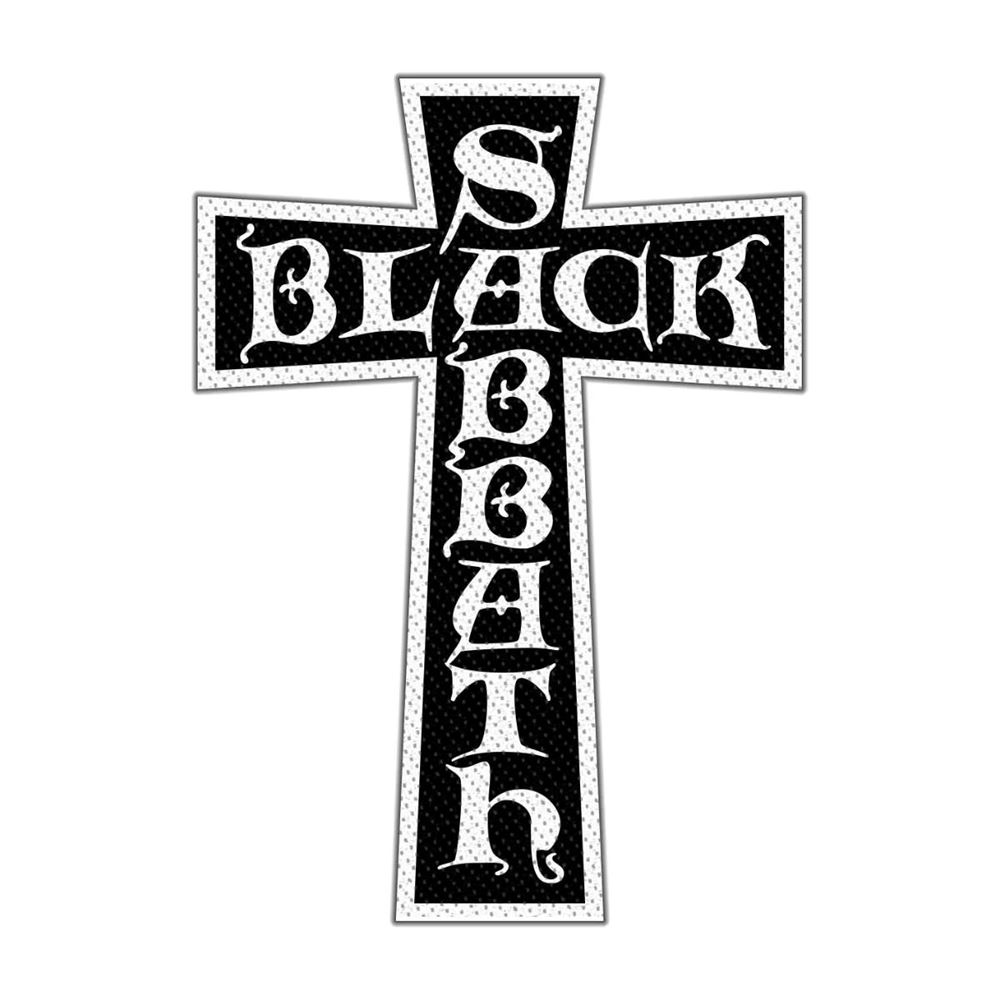 Nášivka Black Sabbath -  Cross Logo Cut