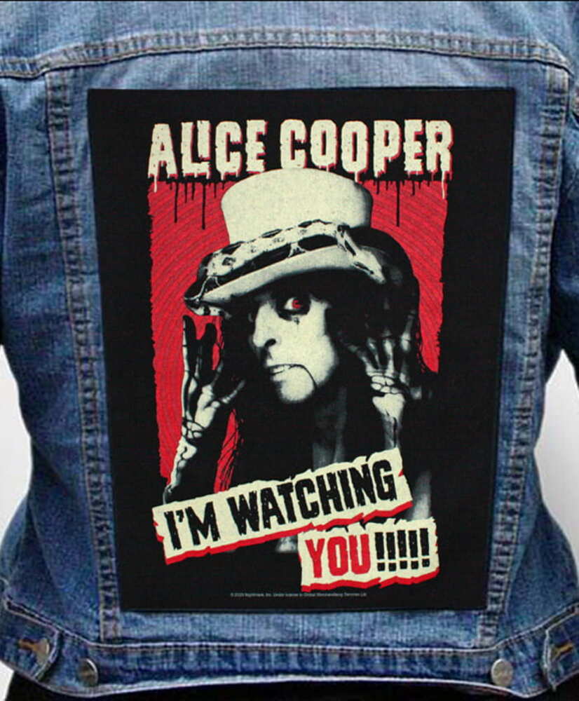 Nášivka na bundu Alice Cooper - Im Watching You