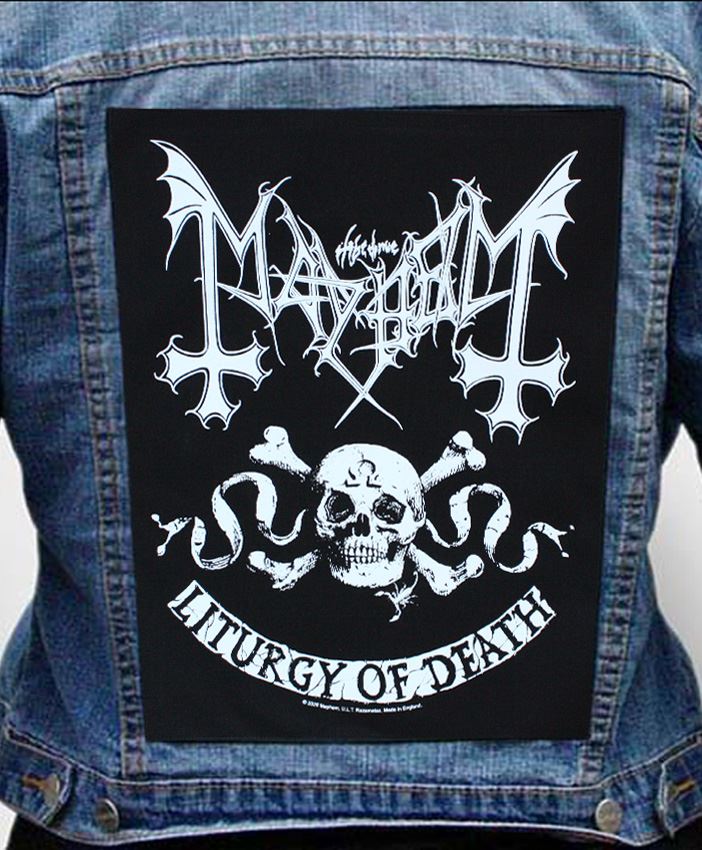 Nášivka na bundu Mayhem - Skull Omega