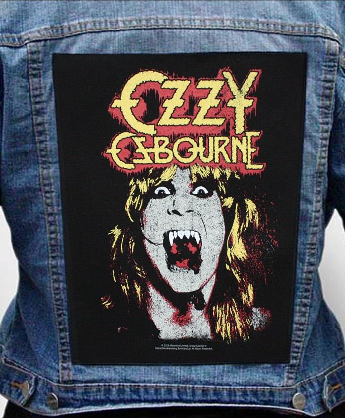 Nášivka na bundu Ozzy Osbourne - Fangs
