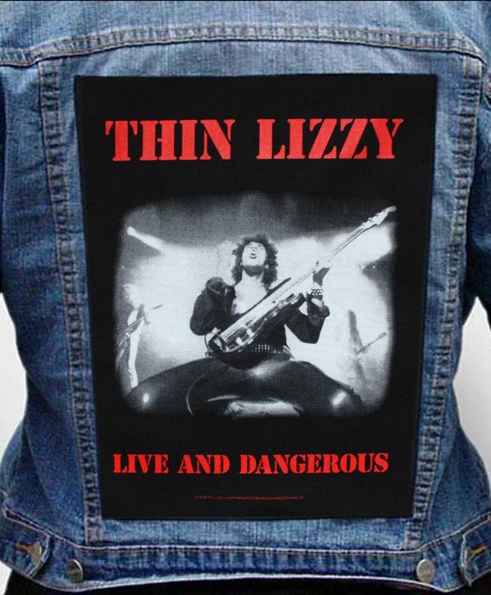 Nášivka na bundu Thin Lizzy - Live And Dangerous