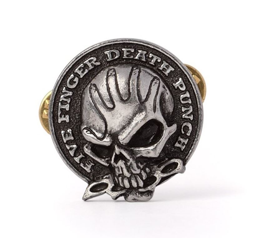 Odznak Five Finger Death Punch - Skull