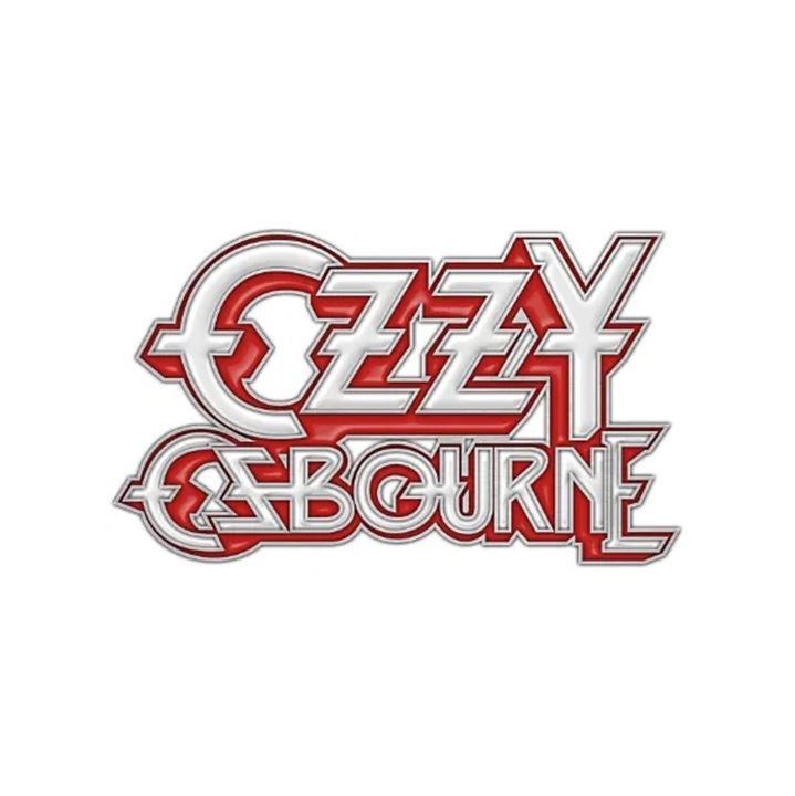 Odznak Ozzy Osbourne - Logo - červené