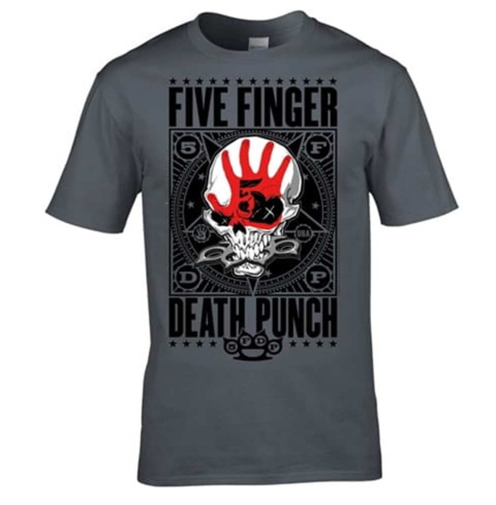 Tričko Five Finger Death Punch - Obey /  šedé