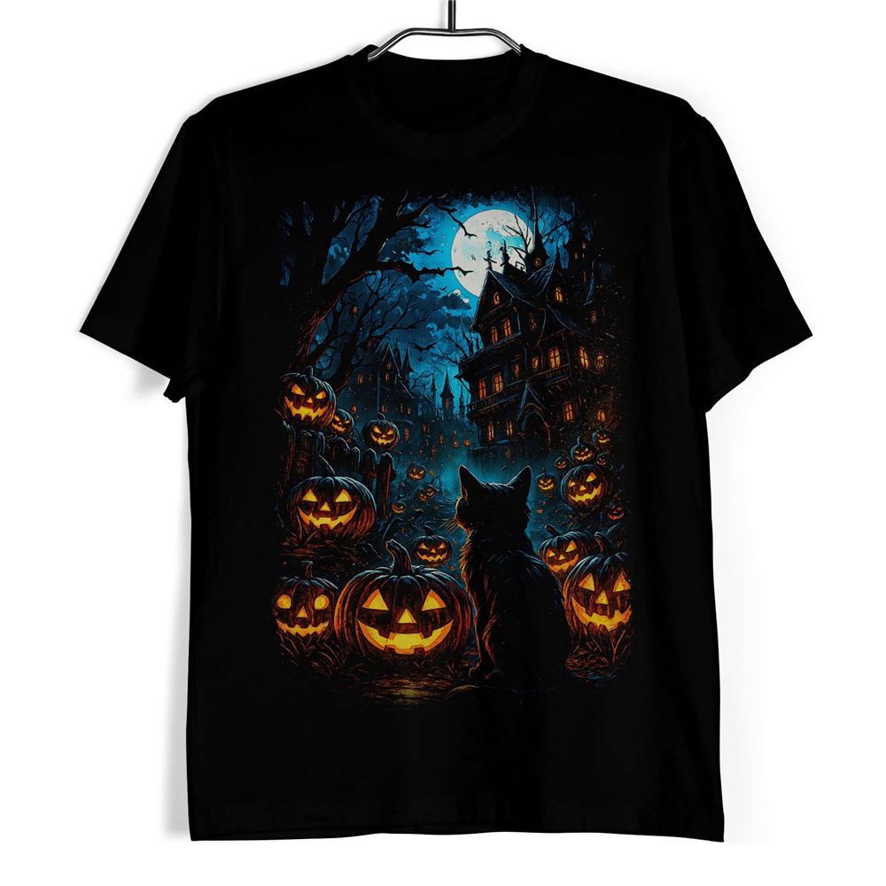 Tričko - Halloween Night Cat