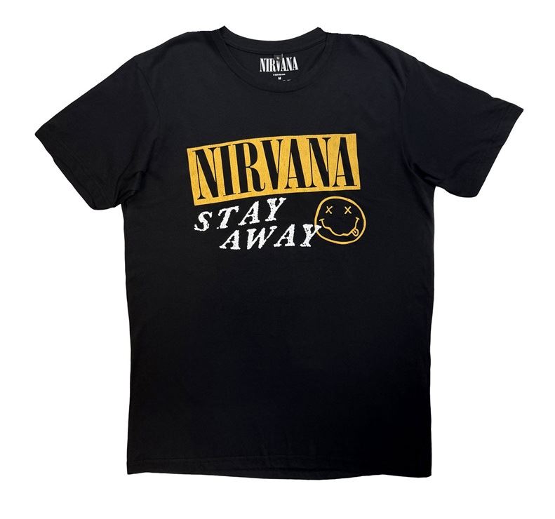 Tričko Nirvana - Stay Away /  Premium Carbon