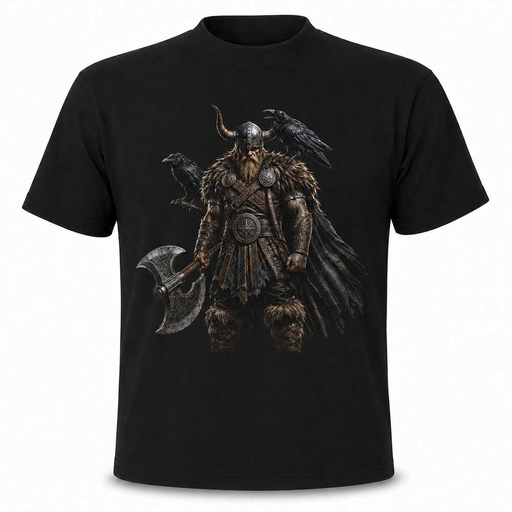 Tričko Viking - Válečník s havrany II. 