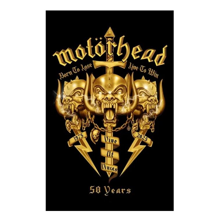 Vlajka Motorhead - Cove 50 Years