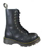 Boty STEEL 10 dírek kopie Dr.  Martens - černé