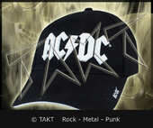 Kšiltovka AC/ DC - Logo bílé