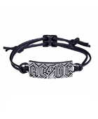 Náramek na ruku Alchemy AC/ DC - Blesk logo provázek