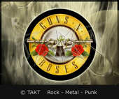 Nášivka kulatá Guns n roses - Logo