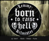 Nášivka kulatá Lemmy - Born To Raise Hell