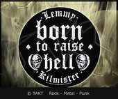 Nášivka kulatá Lemmy - Born To Raise Hell