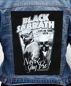 Nášivka na bundu Black Sabbath - Never Say Die