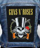 Nášivka na bundu Guns N Roses - Skull & Guns