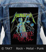 Nášivka na bundu Metallica - And Justice For All