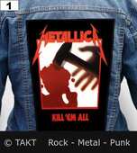 Nášivka na bundu Metallica kill Em All