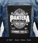 Nášivka na bundu Pantera - Stronger Than All