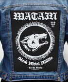 Nášivka na bundu Watain - black Metal Militia