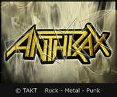 Nášivka - Nažehlovačka Anthrax - Logo zlaté