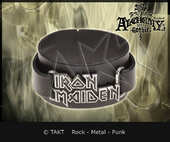Pásek na ruku kožená Iron Maiden - Logo 03 Alchemy