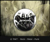 Placka se špendlíkem Metallica - Band