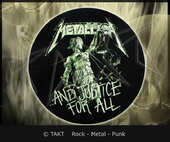 Slipmat Metallica - .  .  .  And Justice For All - Dekorace do gramofonu