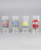 Štamprle AC/ DC - Black Ice sada 4 kusy