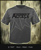 Tričko Accept - Logo šedé