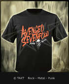 Tričko Avenged Sevenfold - Orange Splatter