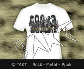 Tričko Black Veil Brides - Band 1 bílé