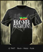 Tričko Bob Marley - Distressed Logo