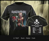 Tričko Iron Maiden - The Book Of Souls 2 Euro Tour 2016
