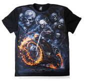 Tričko Motor - Ghost Rider - All Print Premium