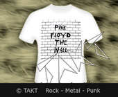 Tričko Pink Floyd - The Wall bílé