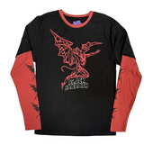 Tričko s dlouhým rukávem Black Sabbath - Red Henry /  černo červené
