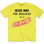 Tričko SEX PISTOLS - NMTB - žluté