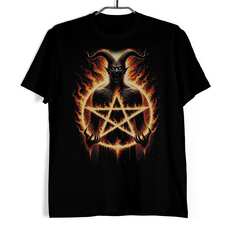 Tričko - Ďábel a pentagram