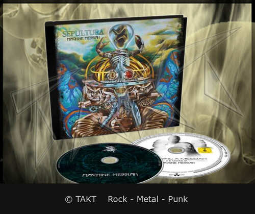 CD + DVD Sepultura - Machine Messiah Digibook - 2017