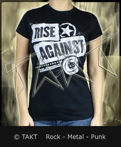 Dámské tričko Rise Against - Pached Up
