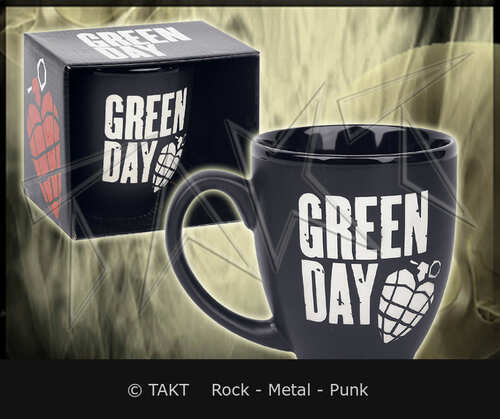 Hrnek Green Day - Matte Engraved Logo