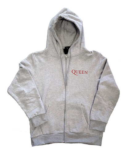 Mikina se zipem Queen - Crest 2 Grey