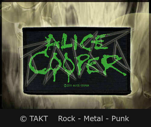 Nášivka Alice Cooper - Logo zelené