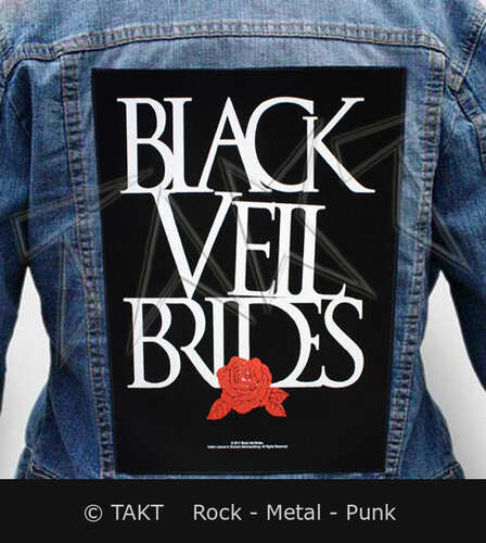 Nášivka na bundu Black Veil Brides - Rose