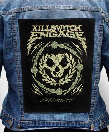Nášivka na bundu Killswitch Engage - Incarnate Scroll Skull