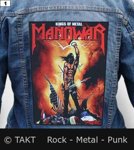 Nášivka na bundu Manowar - Kings Of Metal