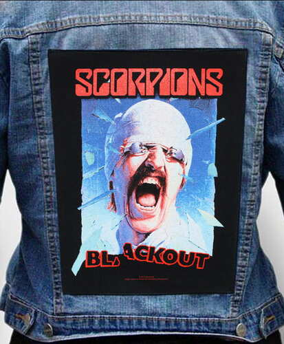 Nášivka na bundu Scorpions - Blackout
